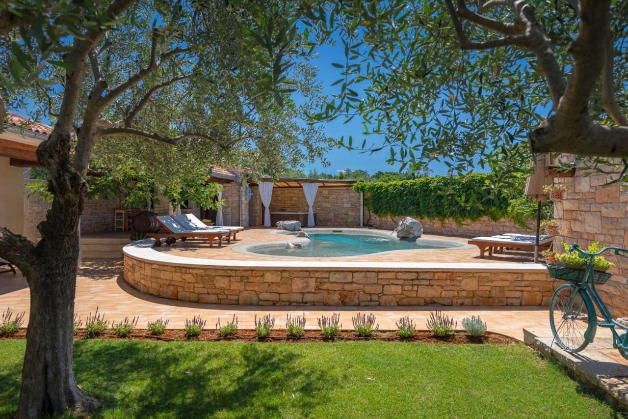 Family Villa Elizabeta With Pool In Umag Cepljani Exterior photo